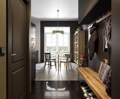 Vous ne savez pas comment organiser un mini-couloir ou entrée de votre appartement. design 4 Conseil
