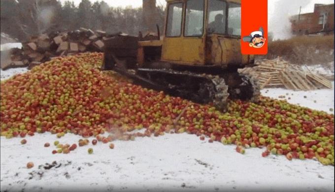 Pourquoi les produits de sanctions écrasées avec un bulldozer? | ZikZak