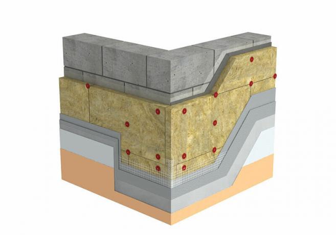 Fot un autre diagramme d'assemblage en couches du système « façade humide ».