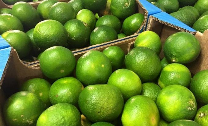 Lime dans le magasin. Le plus sombre le vert, le fruit mûr. Photo: zabavnik.club