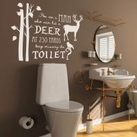 6 refroidissent idées de design pour la décoration de votre salle de bain, avec des autocollants.
