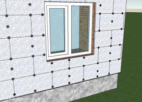 Pour isoler les murs extérieurs avec de la mousse