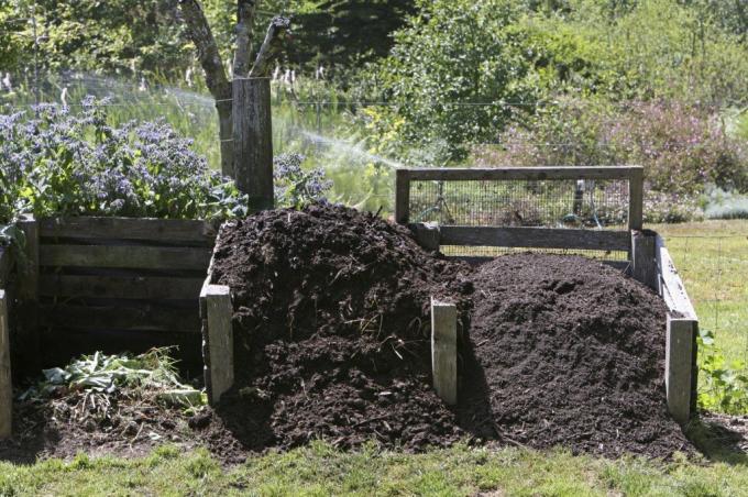 Exemple compost des fosses sur le terrain