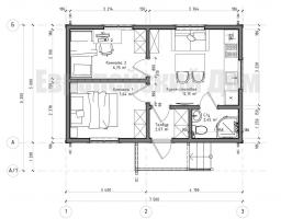 Étonnamment petite maison 7H6 avec deux chambres à coucher et même un vestibule