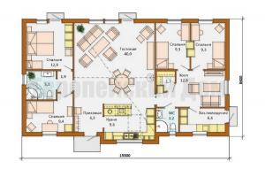 Design moderne avec un local de zonage pratique. Plans, élévations